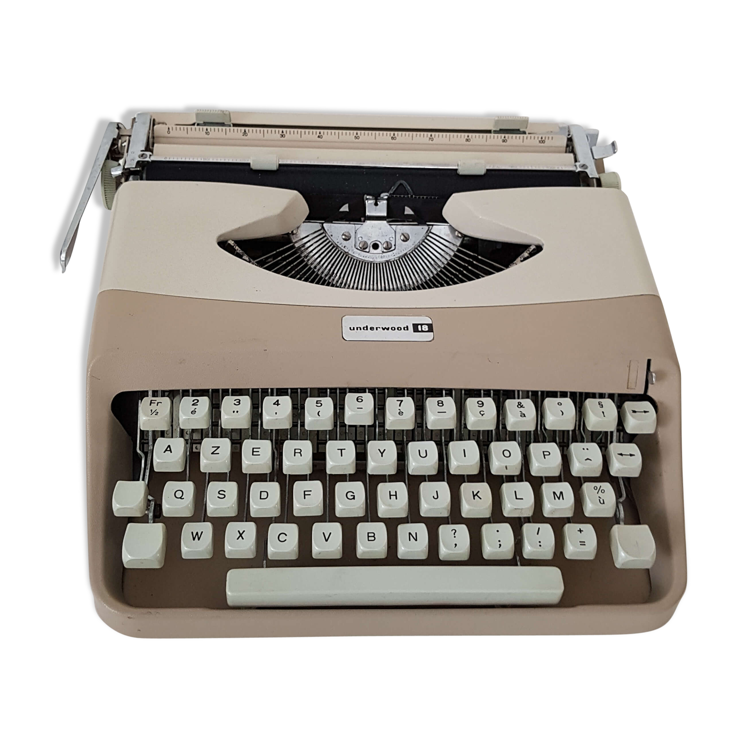 Machine à écrire Underwood 18 et sa malette Selency