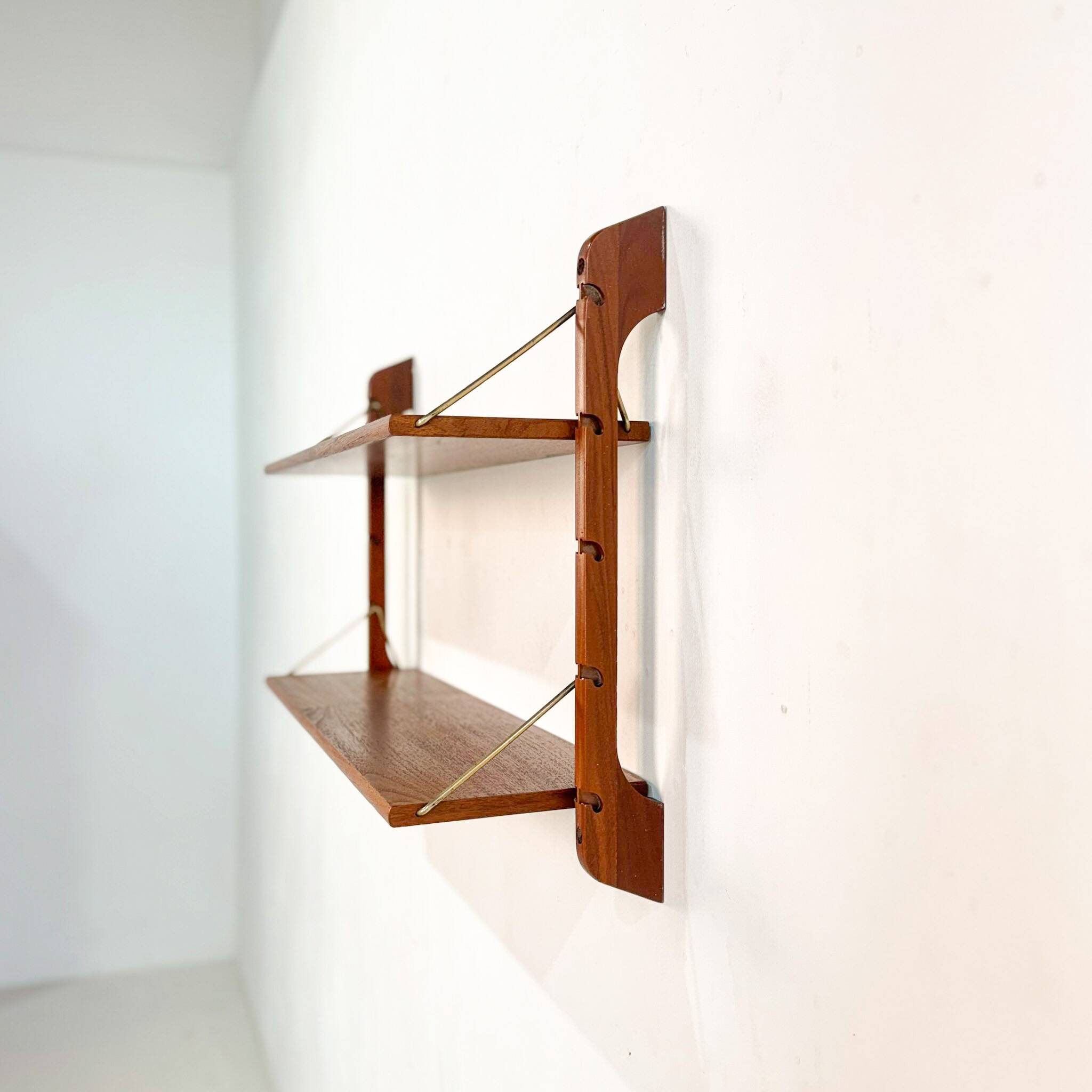Scandinavian Ergo shelving unit set of 2 by John Texmon, 1960s