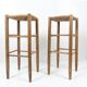 Paire de tabourets hauts vers 1950