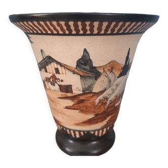 Ceramic Ciboure vase
