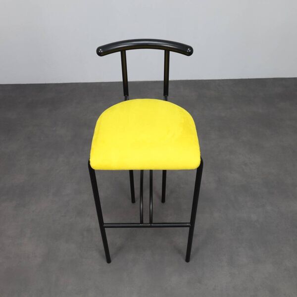 Ensemble de 4 tabourets de bar postmodernes, années 1980