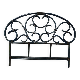 Vintage bamboo rattan headboard from the 80s.