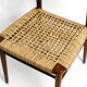 Two original 1960s Wilkhahn chairs made of walnut with wicker cane