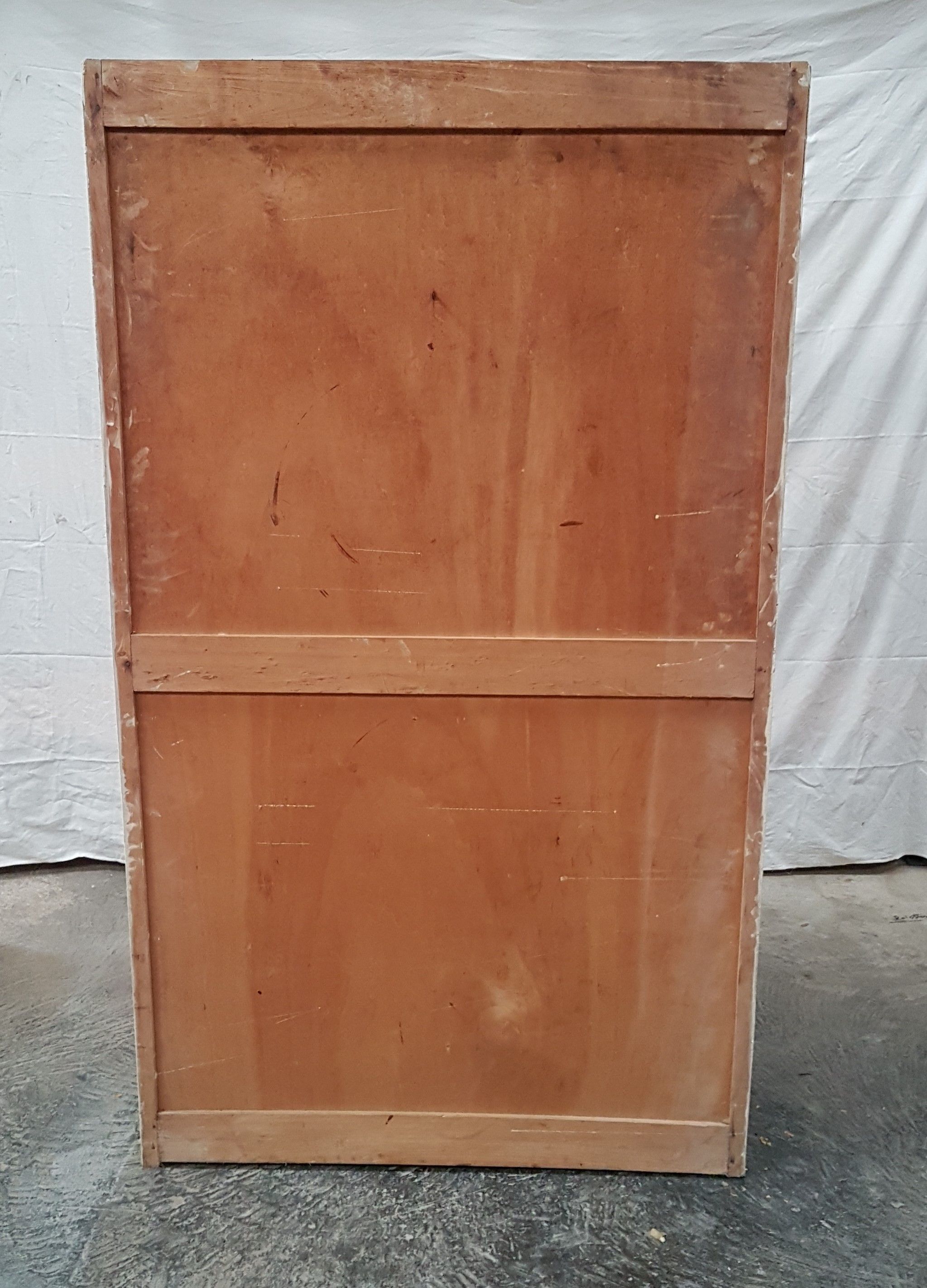 Old wooden kitchen cabinet from the 50s-60s.