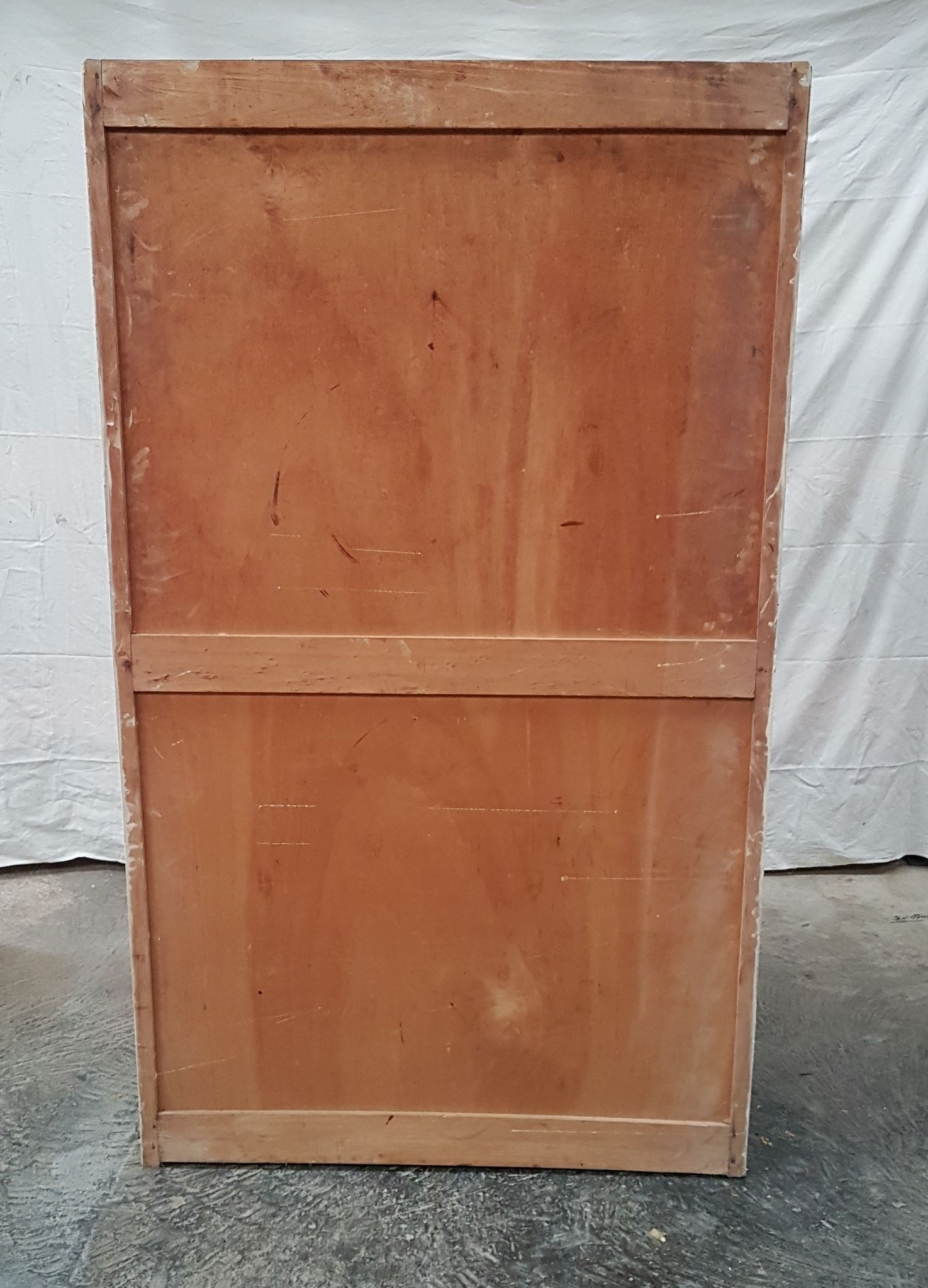 Old wooden kitchen cabinet from the 50s-60s.
