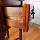 Pair of French solid wood bedside tables