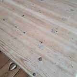 Wooden table and 4 stools