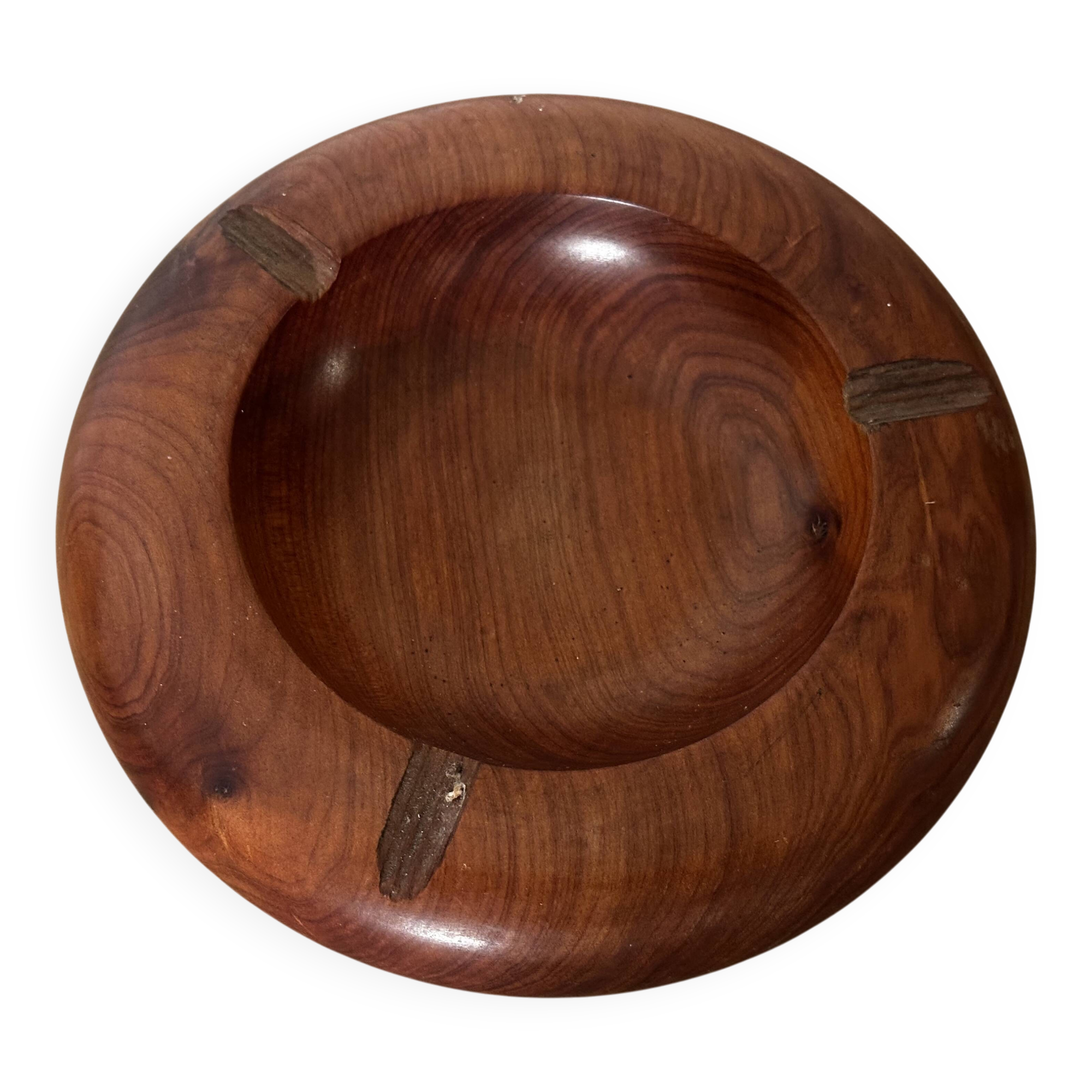 Solid Wood Ashtray/Trinket Tray - Vintage Handcrafted