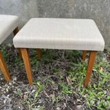 Vintage ottoman footrest