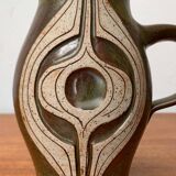 A studio pottery jug from the mid-century by Marianne Stark for Michael Andersen, Bornholm, 1960s.