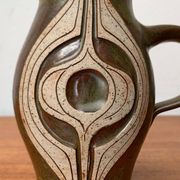 A studio pottery jug from the mid-century by Marianne Stark for Michael Andersen, Bornholm, 1960s.