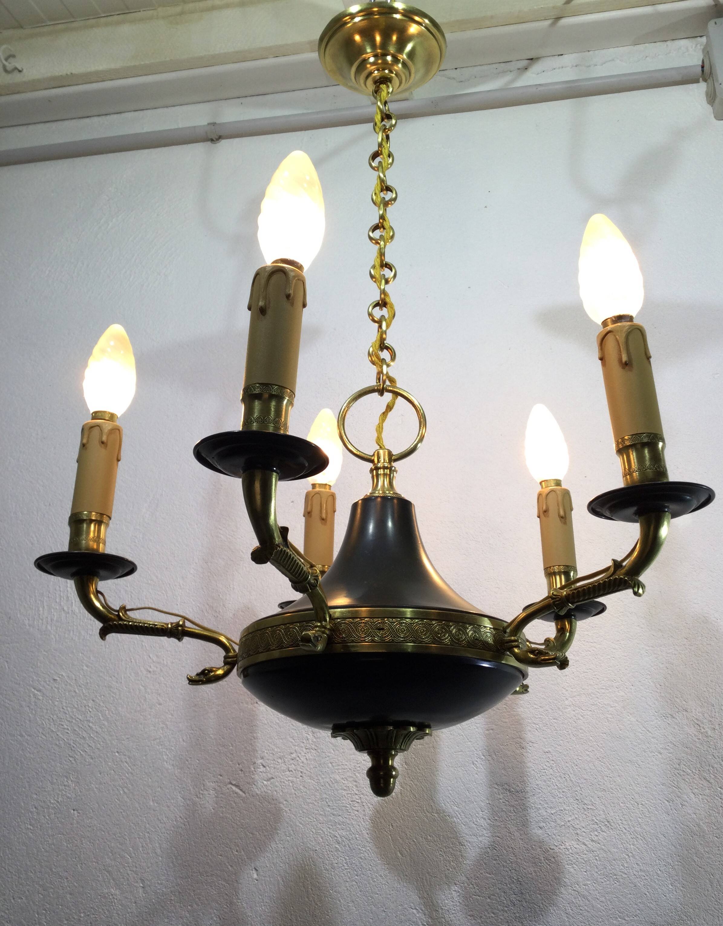 Empire Chandelier 5 Lights