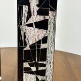 Pair of Cubist Vases by Anatole Riecke 1969