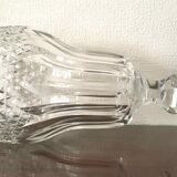 Vase 1960 carved Bohemian crystal