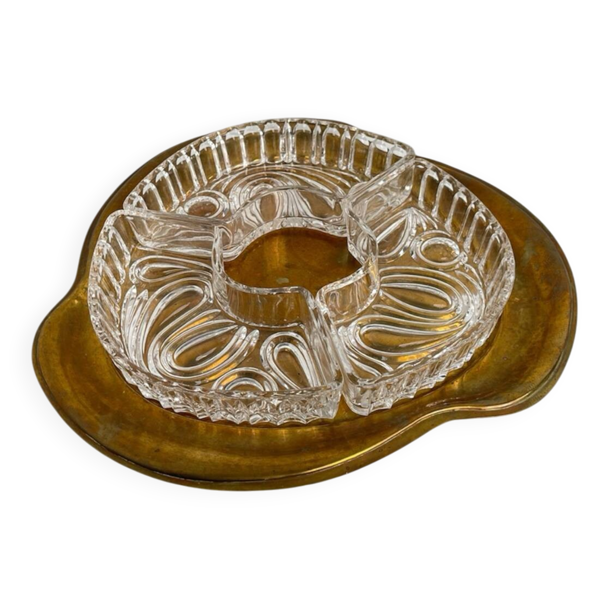 Art Deco aperitif serving platter