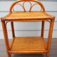 Night table, side table or end of rattan sofa