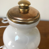 Opaline vintage bedside lamp
