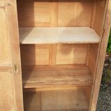 Parisian buffet 2 sliding doors raw wood oak