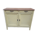 Buffet parisien patine jaune pastel