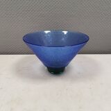 Glass bowl, by Lena Hansson for Hadeland glassworks Norway 1970s.