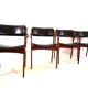 Erik Buck lot de 4 chaises de salle à manger en palissandre OD 50 pour OD Mobler