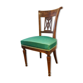 Period chair Mahogany directory and mahogany veneer France late 18th century