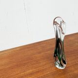 Vintage art glass vase by Max Verboeket for Kristalunie Maastricht, 1970s