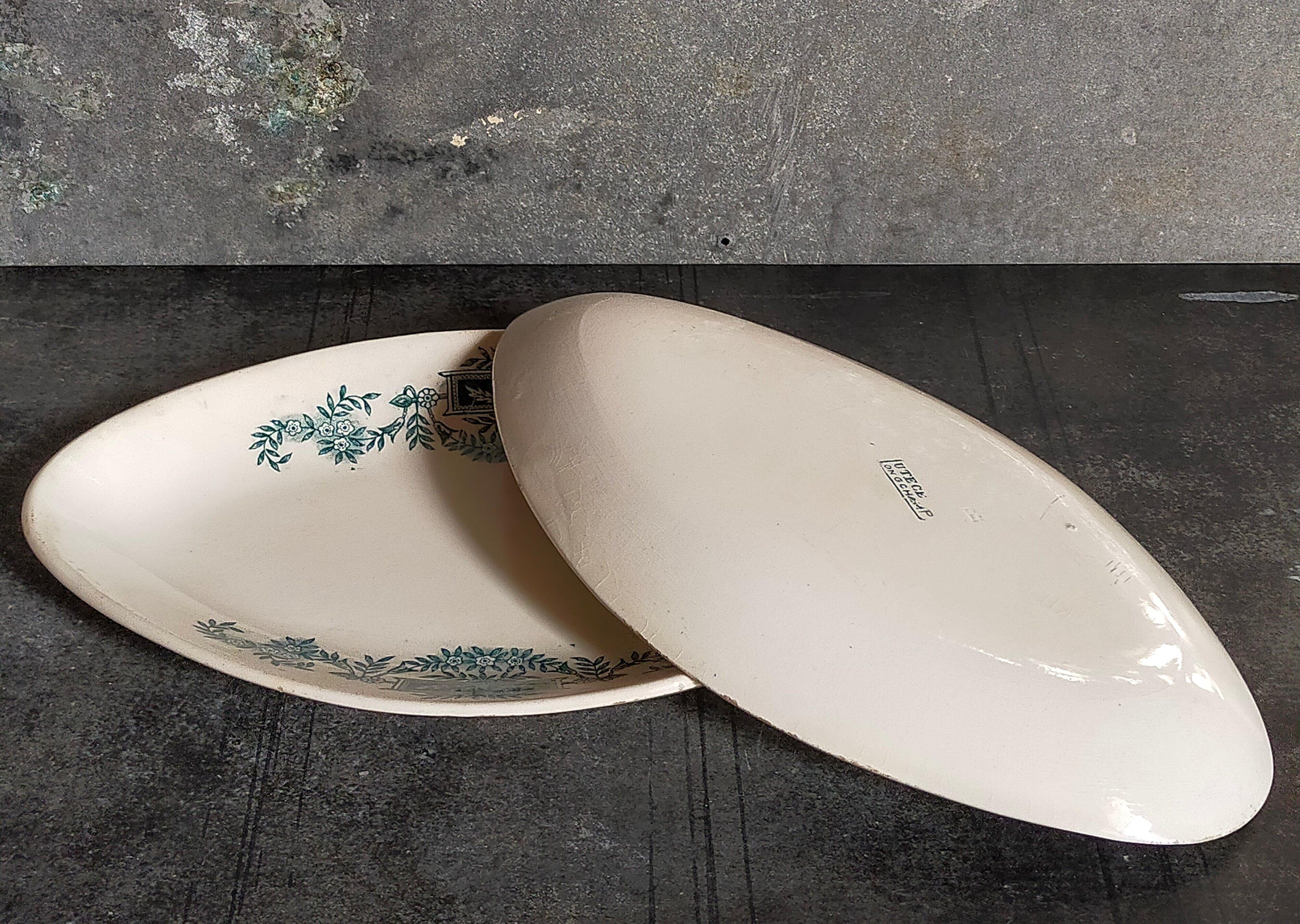 Duo of iron earth raviers of Longchamp service Lutetia late nineteenth