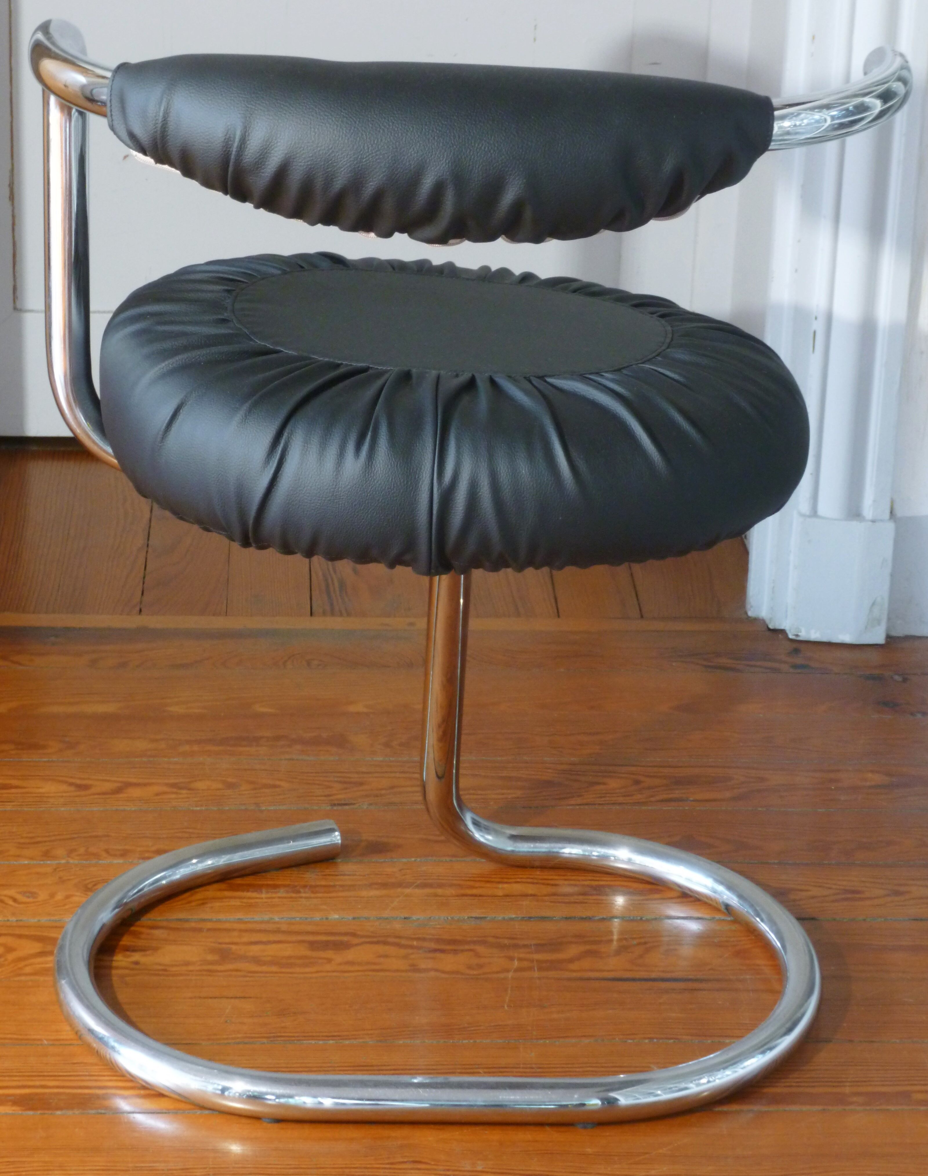 Chair by Giotto Stoppino, model "Cobra", 70s