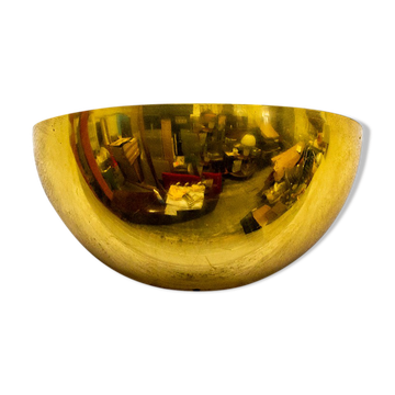 Brass wall lamp Italy 70s