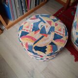 Hanging spring pouf