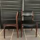 6 vintage mismatched Scandinavian teak chairs