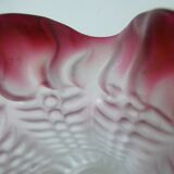 Old pink glass paste tulip