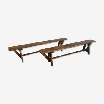 Pair of farm bench