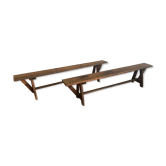 Pair of farm bench