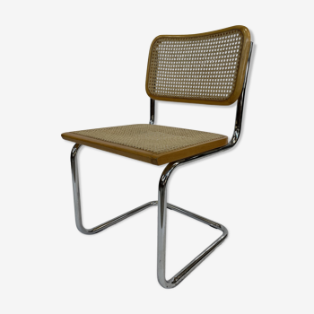 Chaise design cesca modèle b32 en chrome