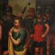The Continence of Scipio, oil on panel, Italy 17th century.