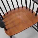Scandinavian rocking chair Tapiovaara style