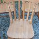 Set de 4 chaises et 1 fauteuil style montagne en chêne