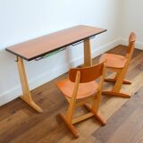 Casala desk set + 2 chairs 1950s