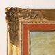 Modern painting signed G. Federici, mountain landscape, oil on canvas.