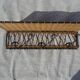 Ferotin coat rack in wicker and metal from the 60s vintage