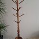 Ball coat rack on stand