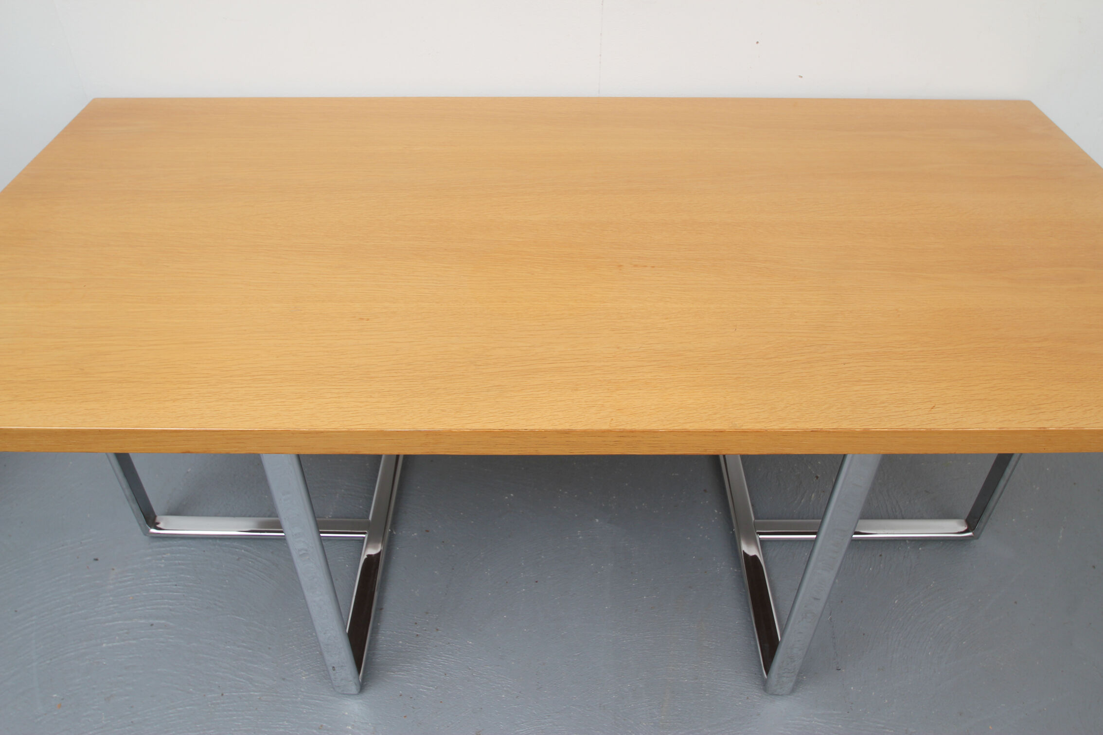 Desk office in light oak - 1970s