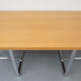 Desk office in light oak - 1970s