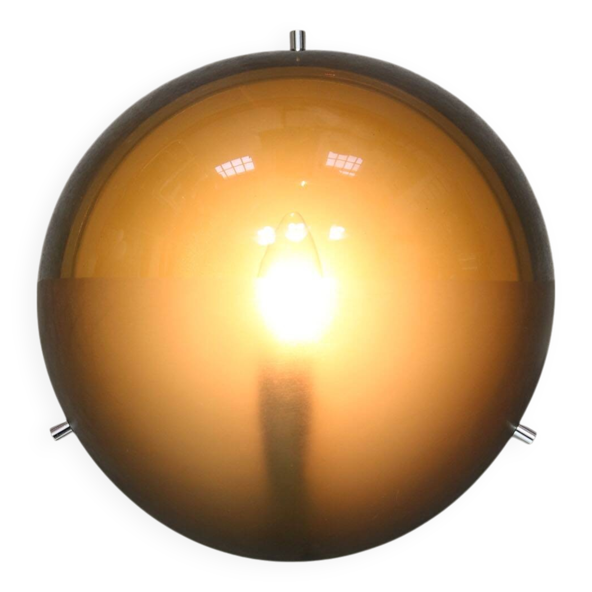 Mid-Century Modern Italian Demi Sconce by Gio Ponti for Guzzini, 1970s