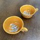 Pair of vintage ceramic mugs Missy Annecy