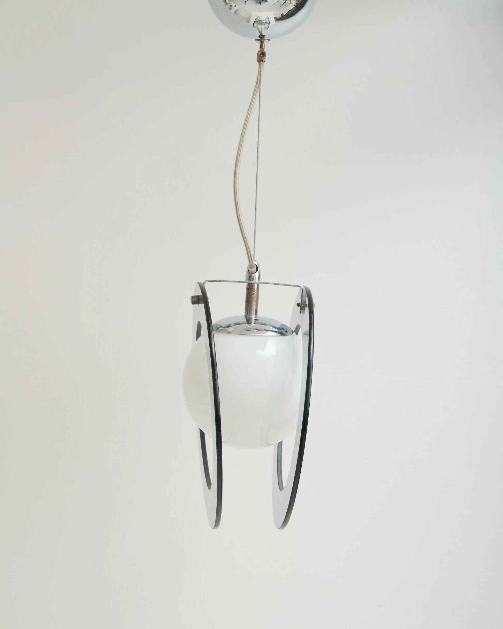 Suspension Space age in glass and opaline, 1970-1980