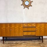 Vintage sideboard with metal legs
