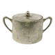 Sugar bowl, Art Nouveau, nickel-plated brass, design by I. Taschner, Germany, early 20th century